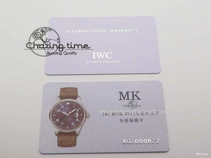 MIROTIME 0726 Mark XVII Le Petit Prince MK Maker 1:1 Best Edition SS Blue Dial On Brown Leather Strap A ComfortFit 7377
